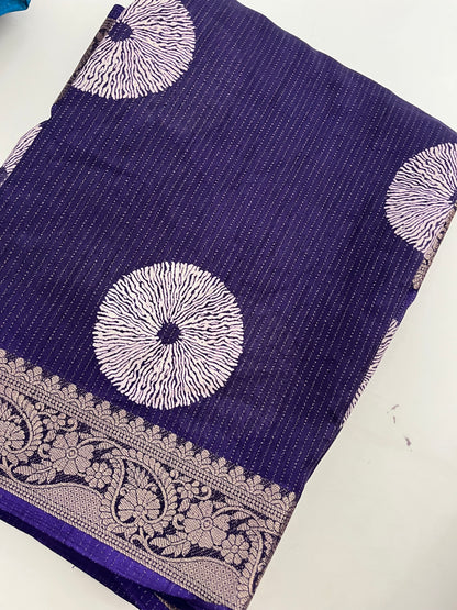 Ju11 Tussar Chiffon