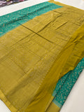 Heavy Brocade FancyCrush Georgette Fancy Saree,, Contrast Blouses-JU23