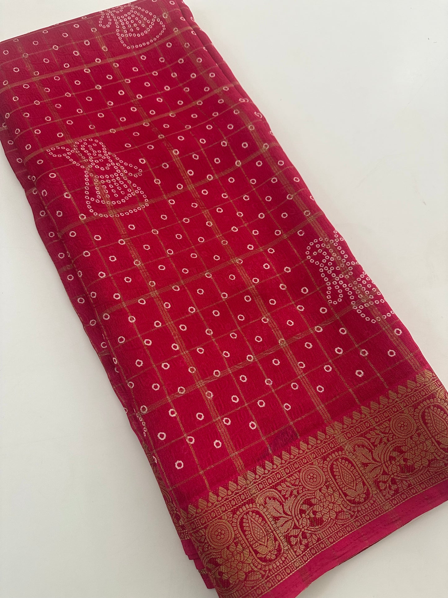 Crape Chiffon Fancy Saree-J1