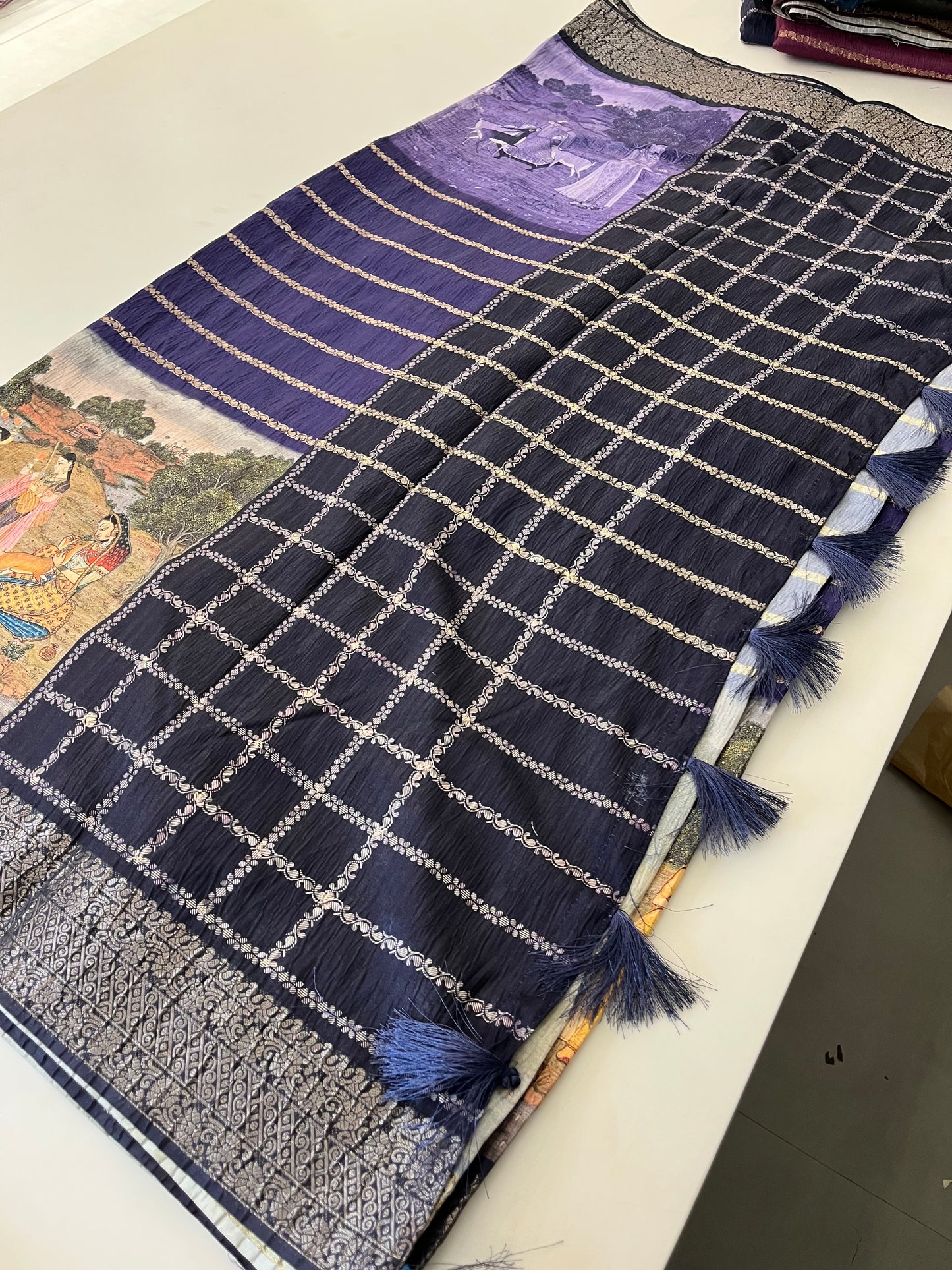 Crush Tussar  Designer