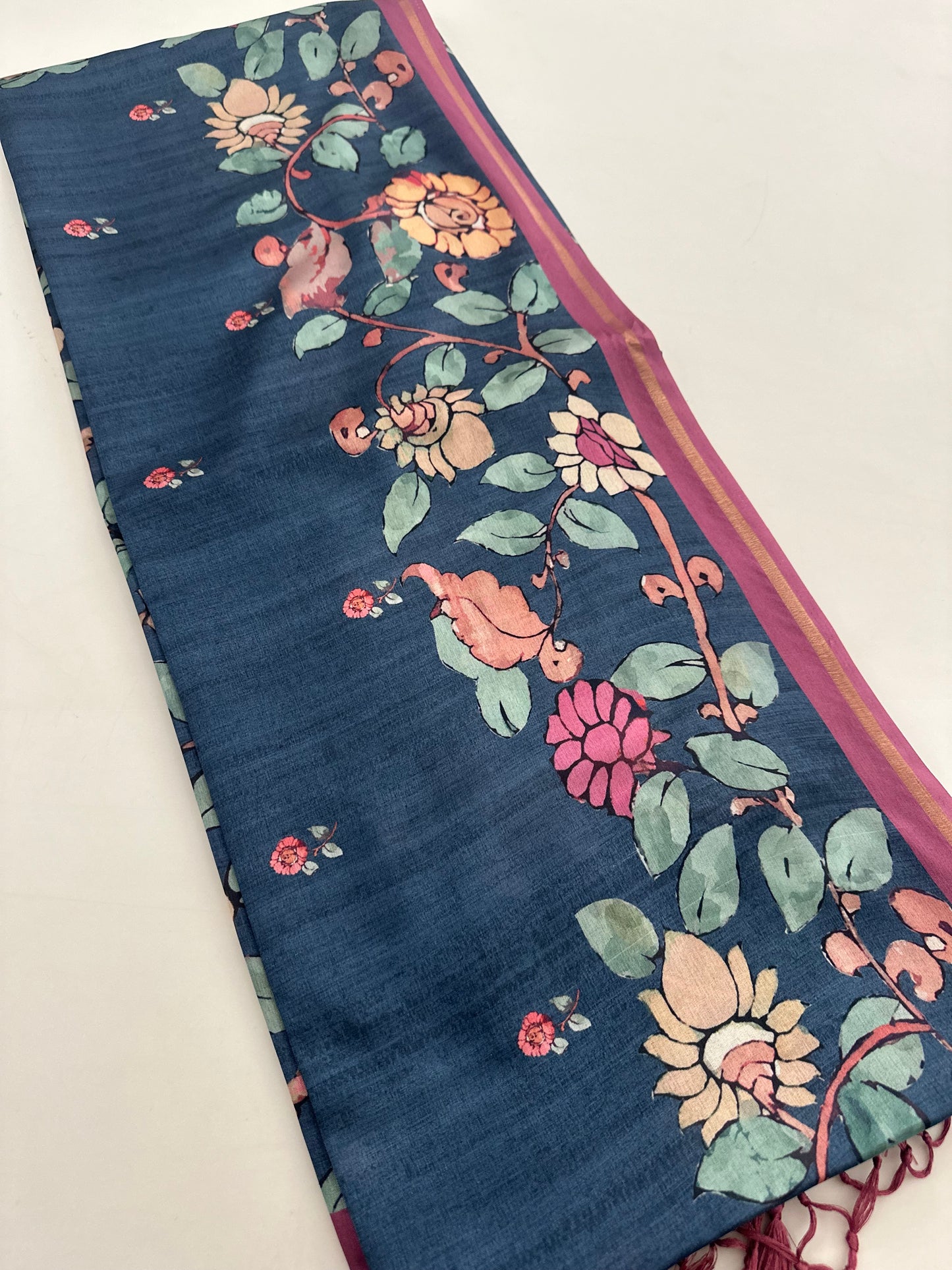 Printed Tussar Fancy-J12