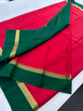 80GSM PURE CRAPE MYSORE SILK SAREE- JU28
