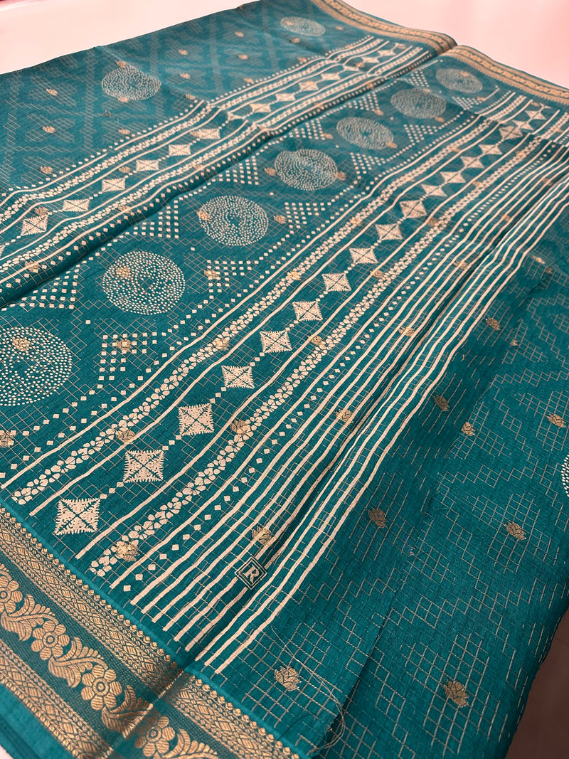 Tussar Fancy Saree -J22