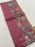 Printed Tussar Fancy-J12