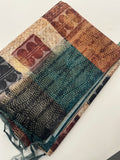 Digital Printed ButterSilk Saree-JU4