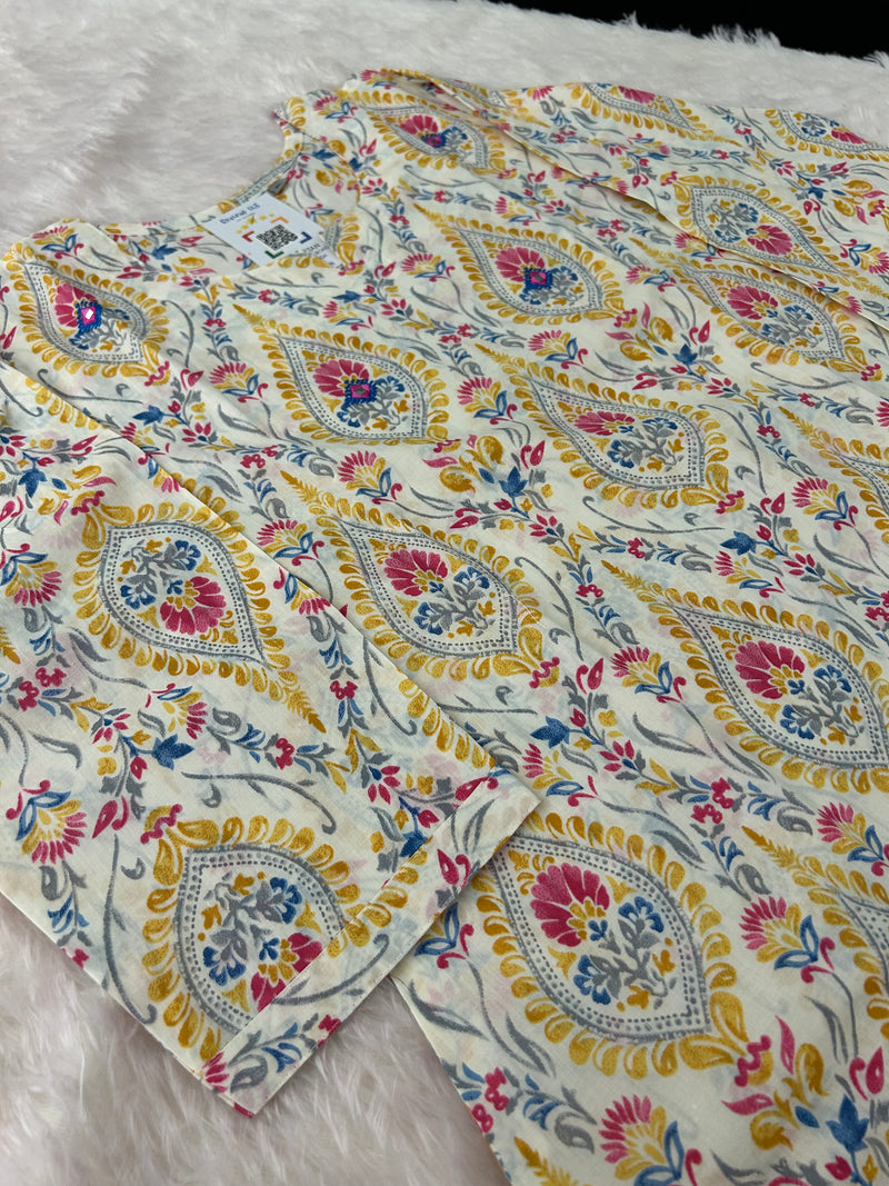3Pc Kurti cotton kurti set
