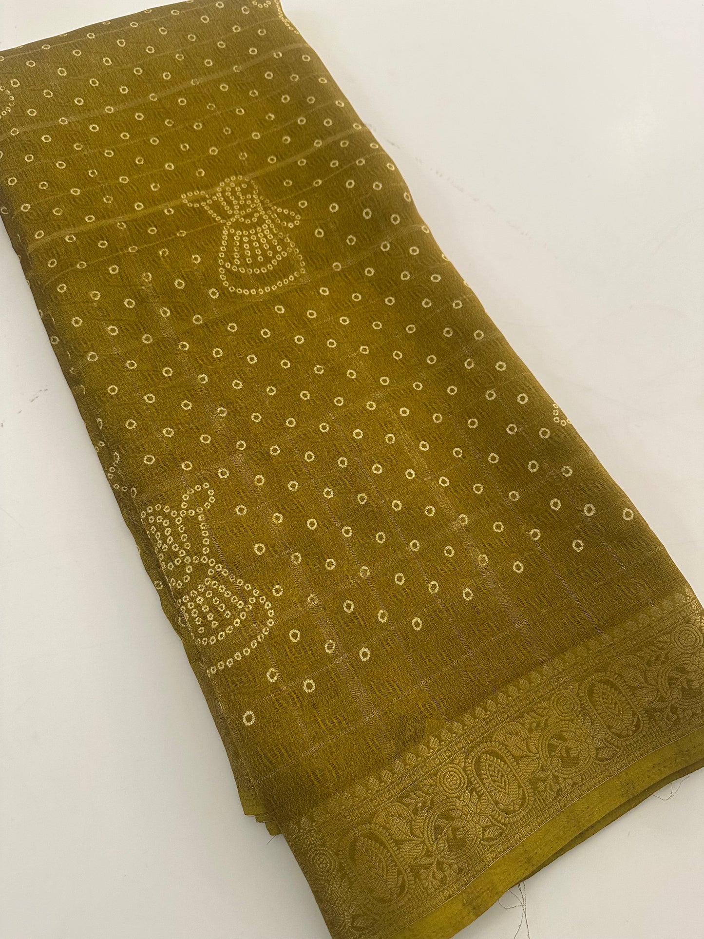 Crape Chiffon Fancy Saree-J1