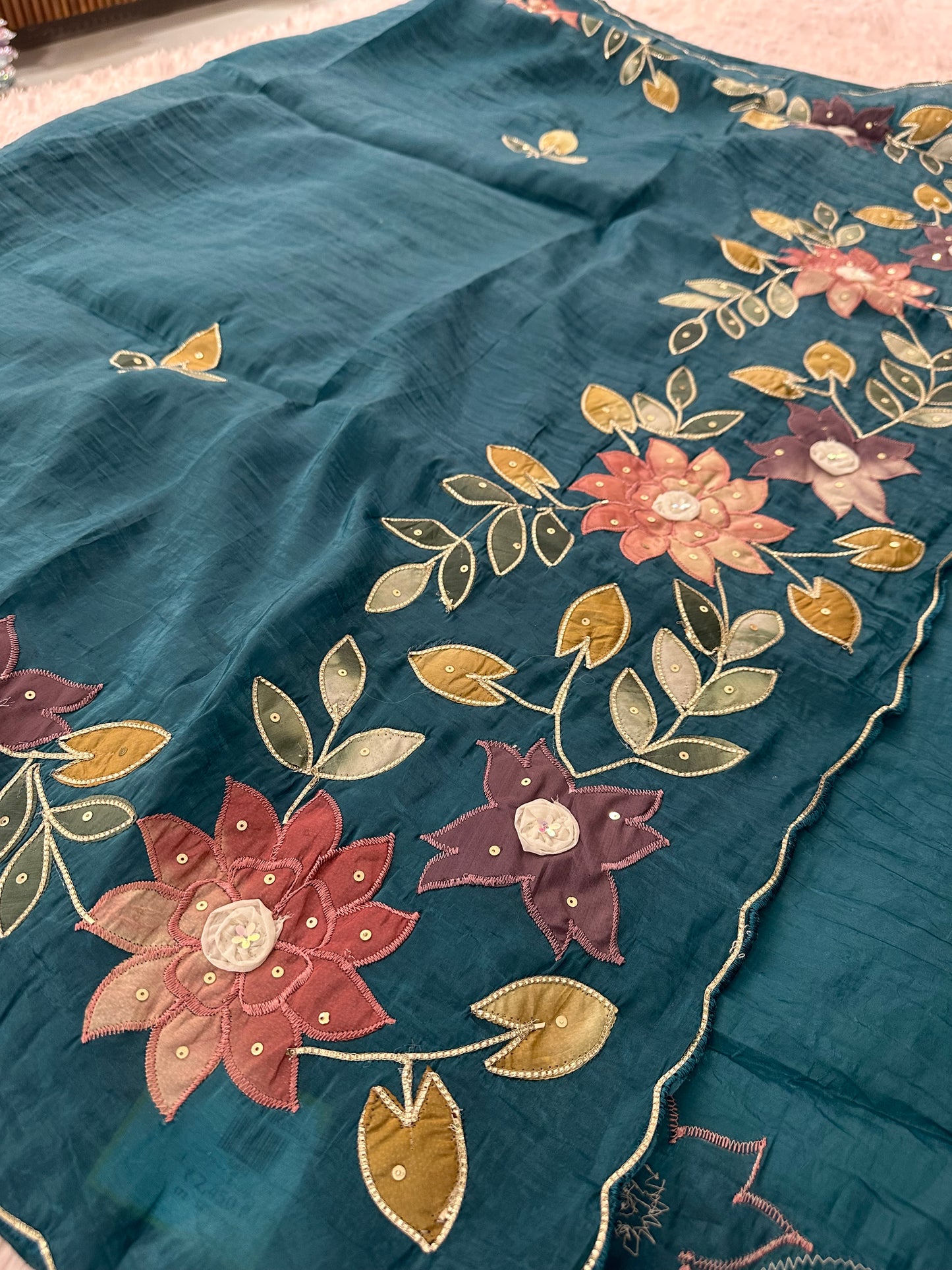 Designer Organza Saree-M16