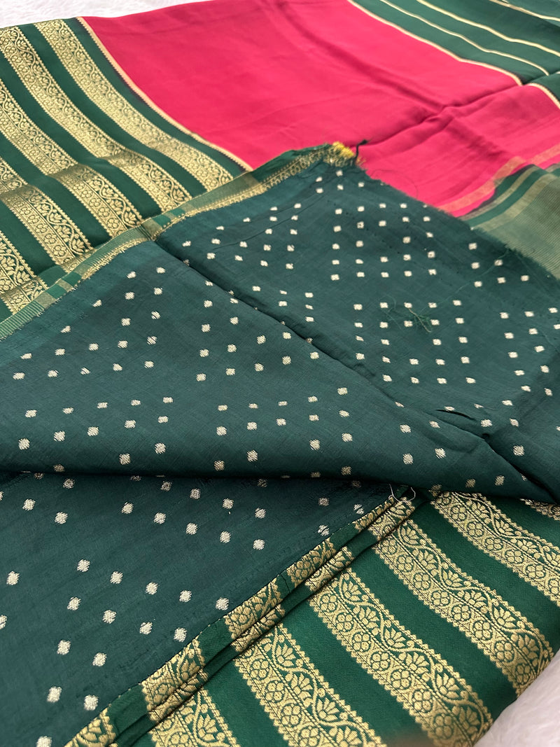 Banarsi Fancy Silk Saree-JU9