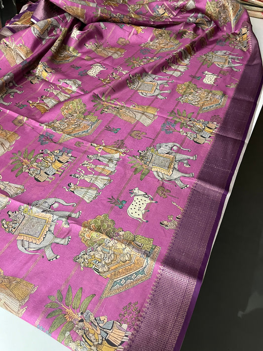 199 Kalamkari Chiffon