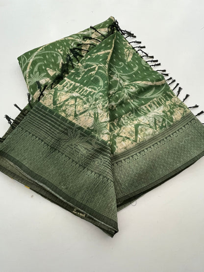 Printed Tussar Fancy
