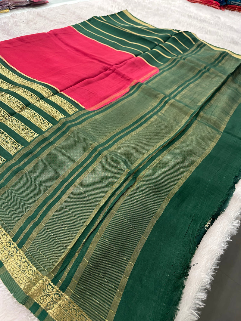 Banarsi Fancy Silk Saree-JU9