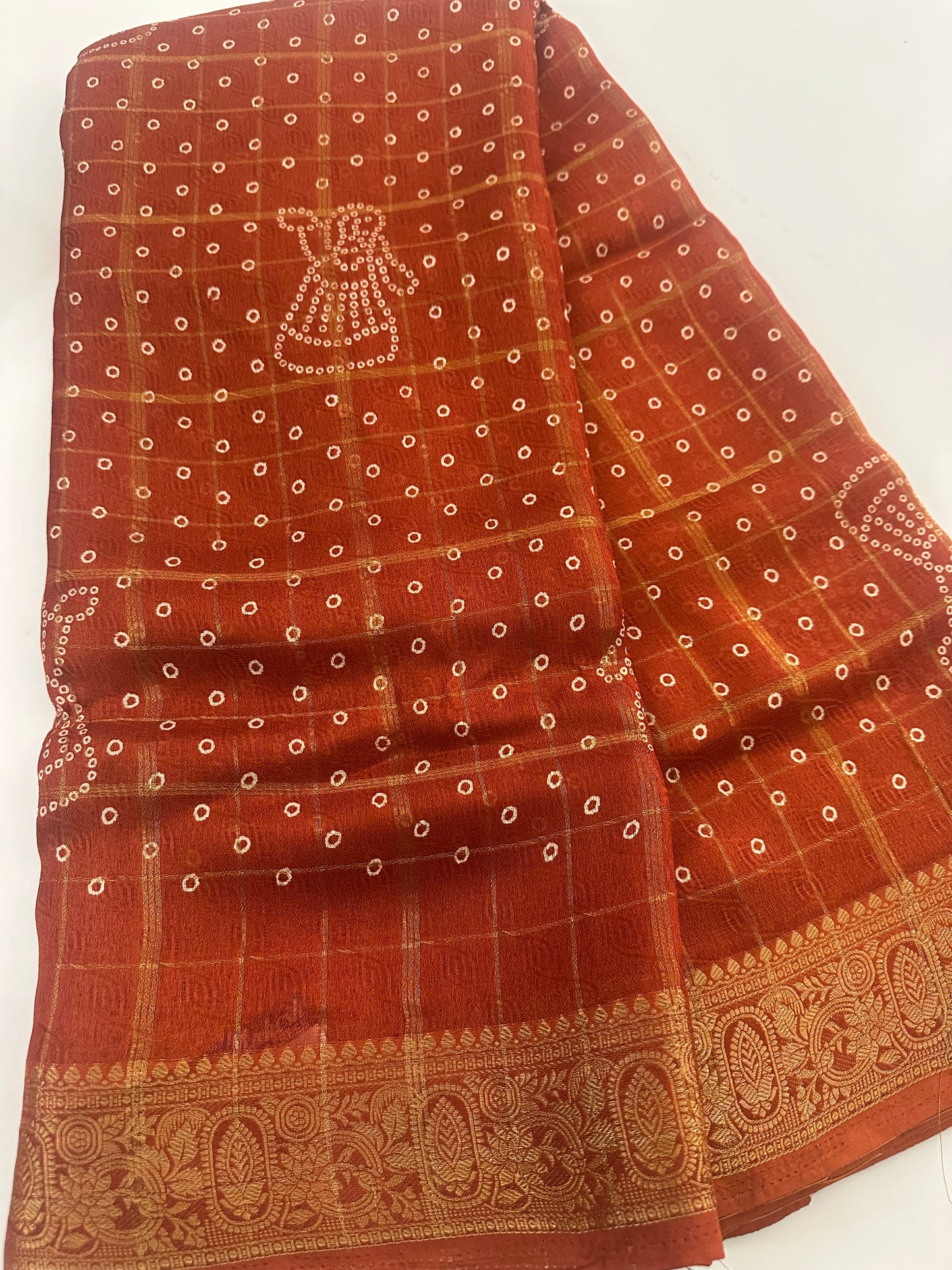 Crape Chiffon Fancy Saree-J1