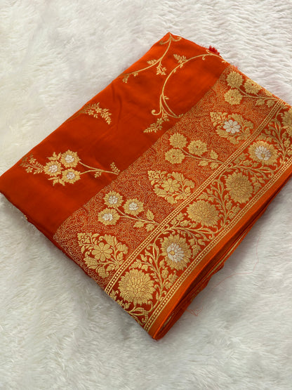 Pure Designer Satin Crape-M14