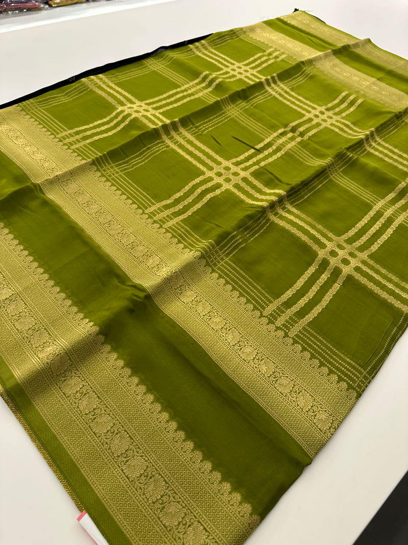 Premium Semi Mysore silk🌹-AU9