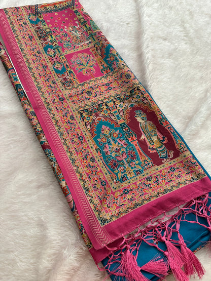 Kalamkari Tussar Fancy-M10