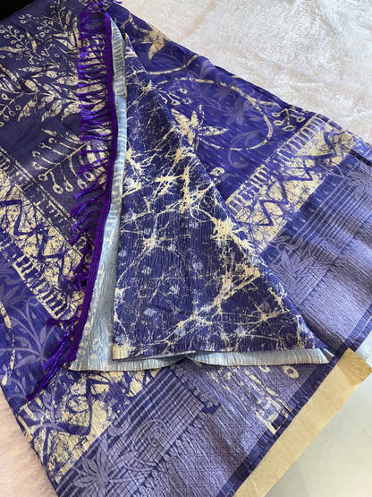 Printed Tussar Fancy