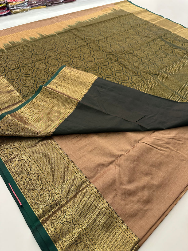 Semi Kanchi Silk Saree-JU7