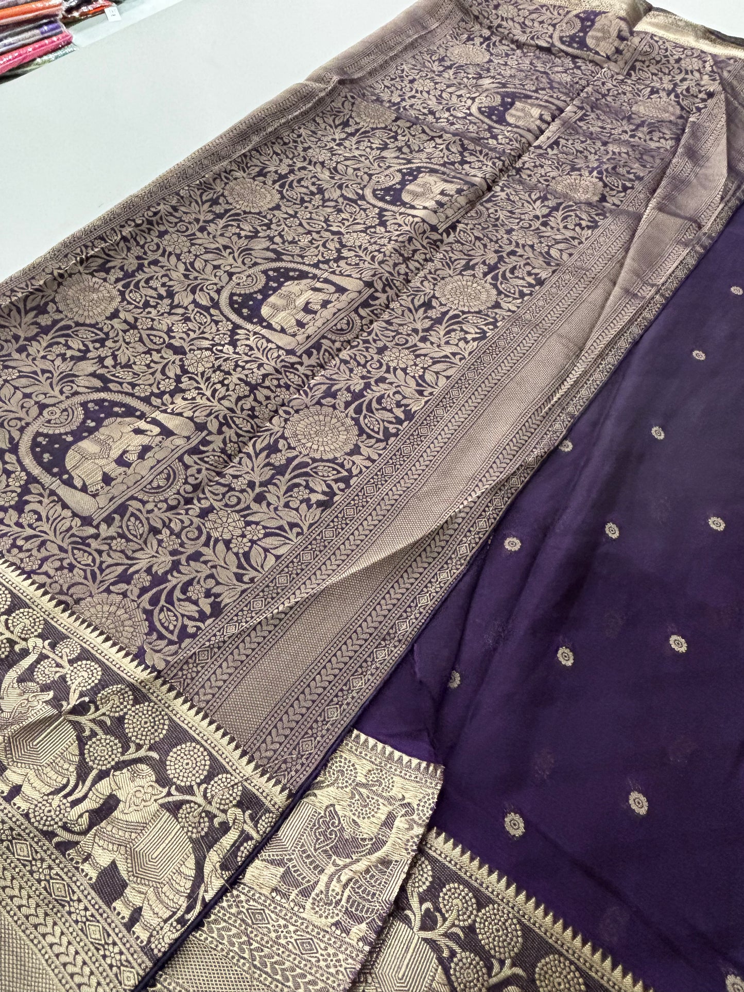 Premium Laser Chiffon Saree-M15