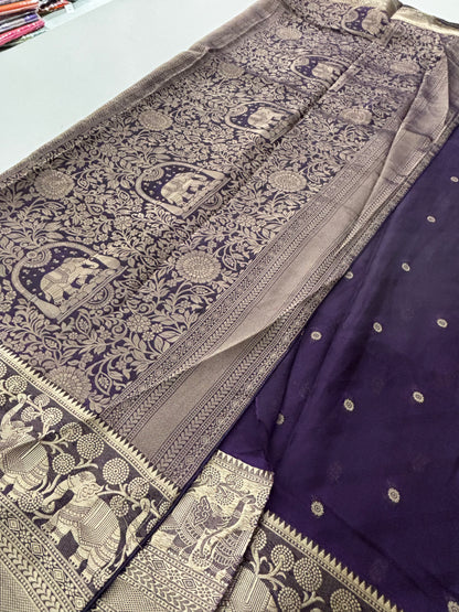 Premium Laser Chiffon Saree-M15