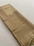 Venkatagiri fancy soft Linen Cotton sarees with self blouse and fancy Border and Butties all over 🌹-AU9