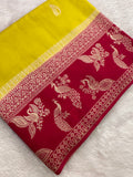 Banarasi Viscose Fancy Saree-JU10