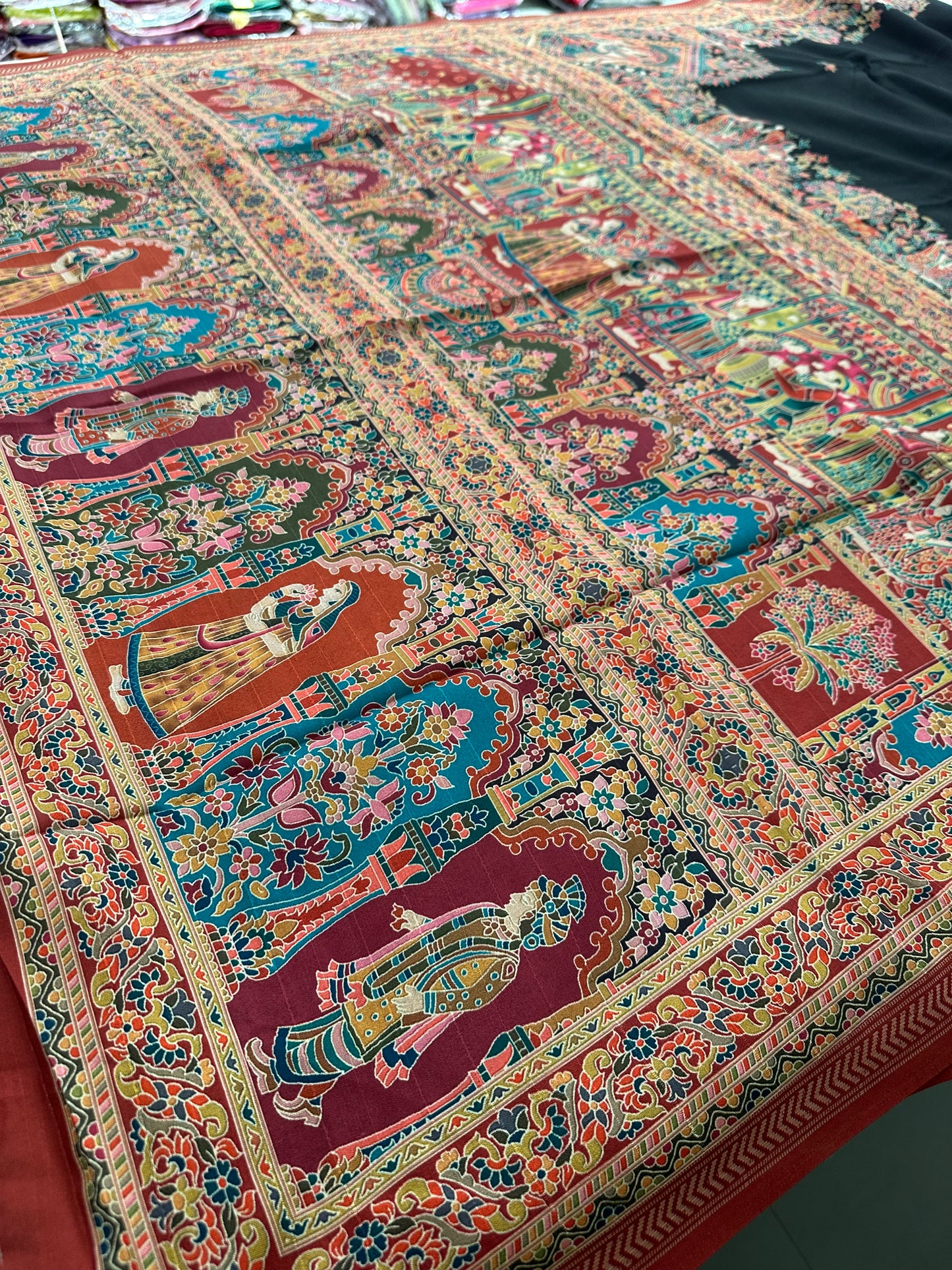Kalamkari Tussar Fancy-M10