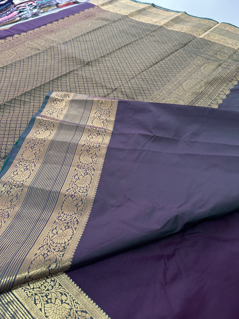 Semi Kanchi Silk Saree-J24