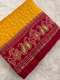 Crush Patola Fancy Saree-JU5