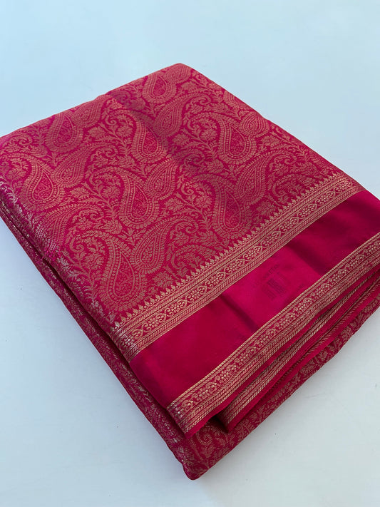 Banarasi brocade soft silk