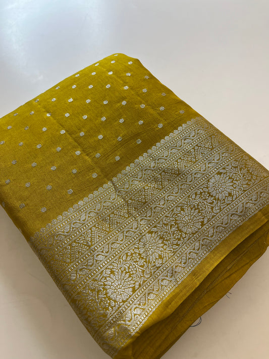 Silver Butties Banarasi Viscose