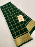 Pure Crape Mysore Silk Saree  100GSM❤️❤️-J22