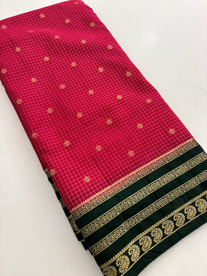 Fancy Crape Saree-J18