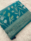 Tulips Linen Premium Saree-M13