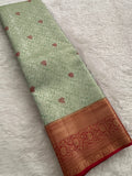 Tissue Kanchi Semi Silk Saree-JU8