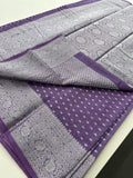 Tussar silver butties -AU3