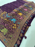 Full Weaving Pure Tussar Premium Designer Saree-J26