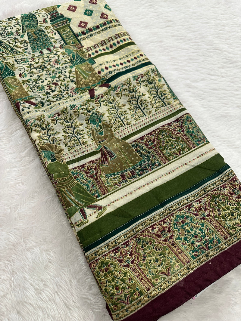Brosso Chiffon Saree-J20