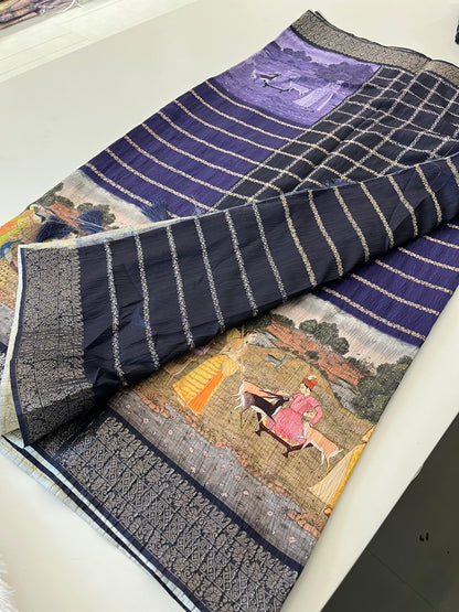 Crush Tussar  Designer