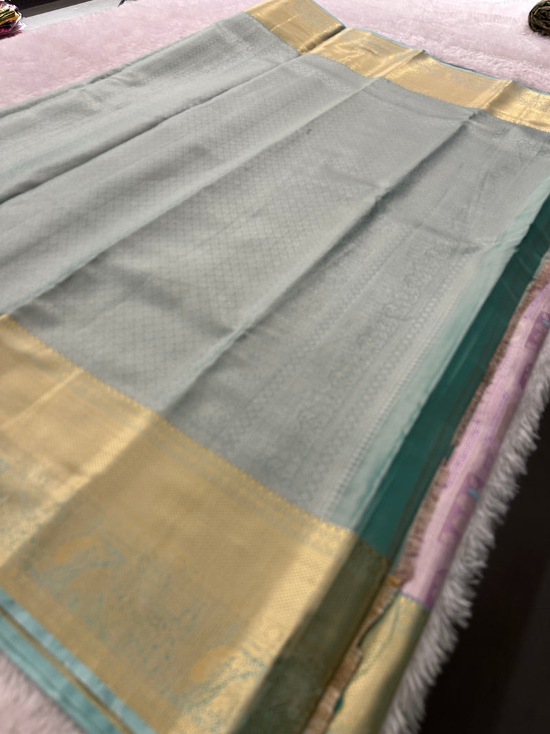 Tissue Kanchi Semi Silk Saree-JU8