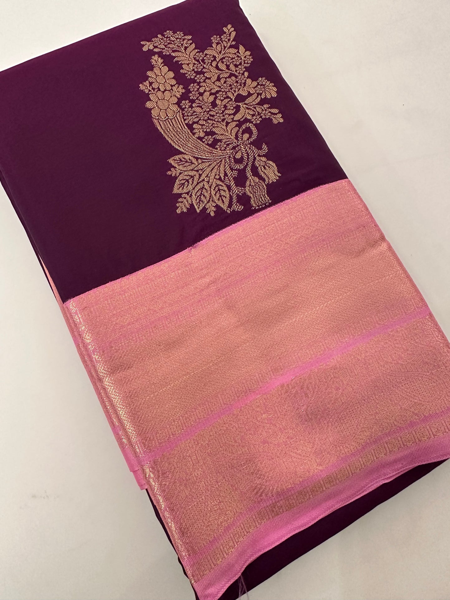Semi Kanchi Silk Saree