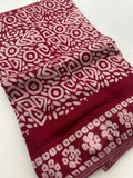 Fancy Printed Saree-J13
