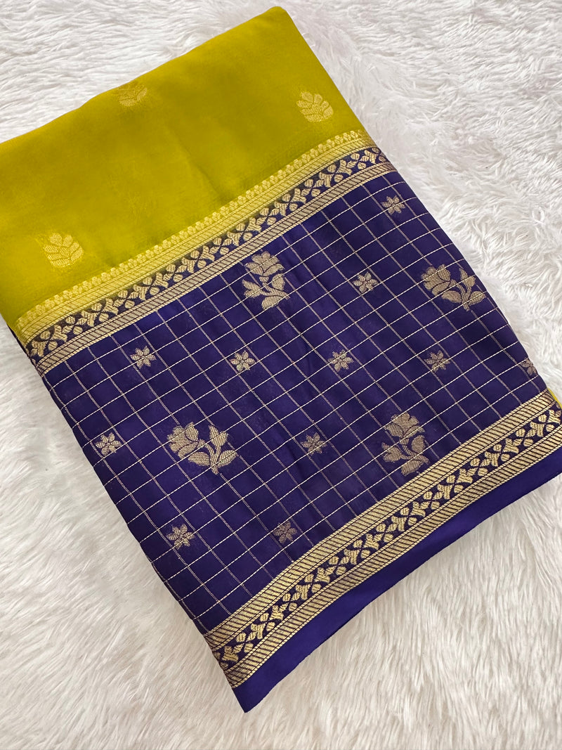 Crape Fancy Saree-JU3