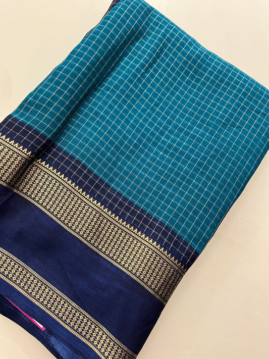 Crepe Chiffon Check