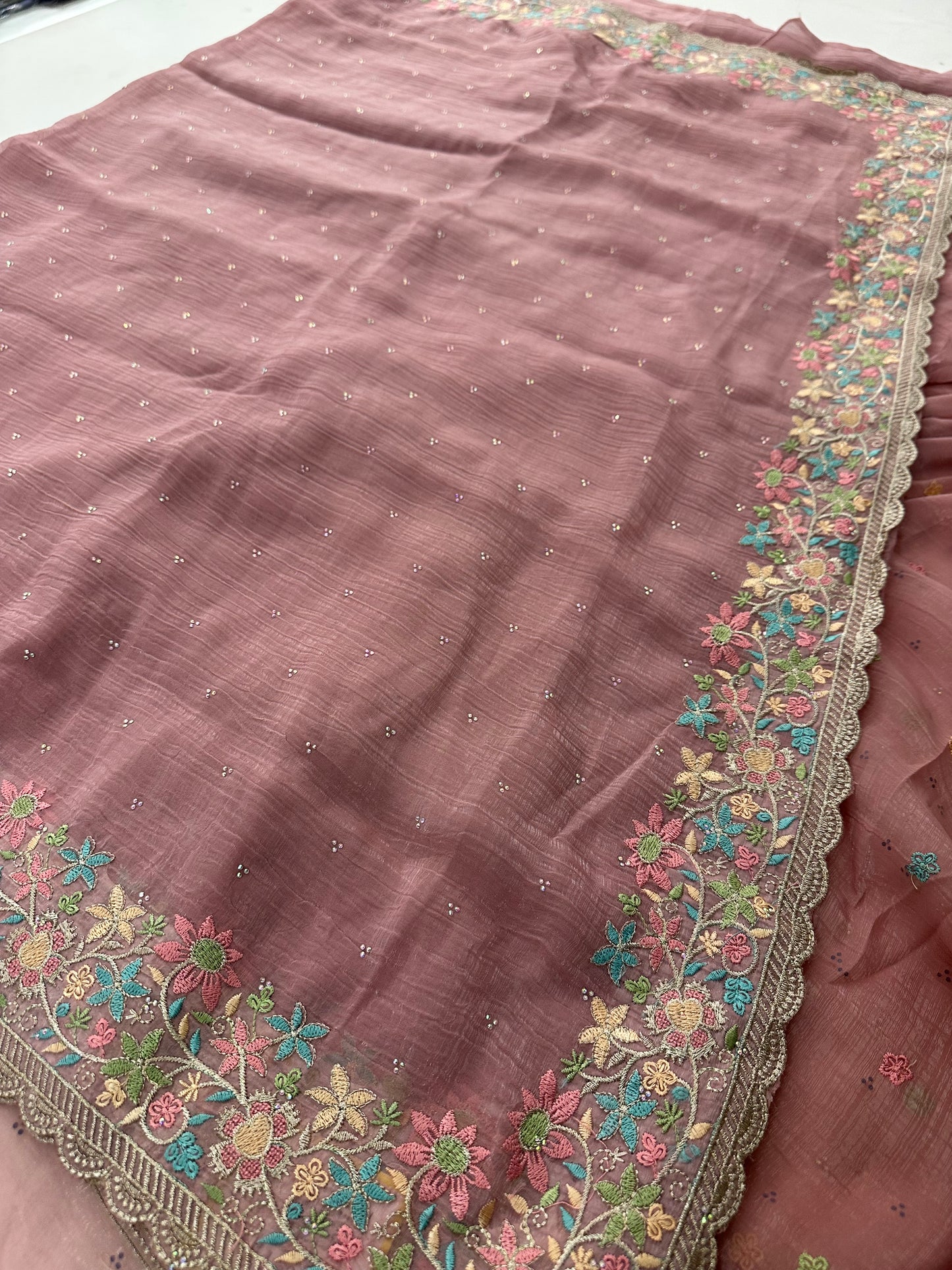 Organza Work Saree-M30