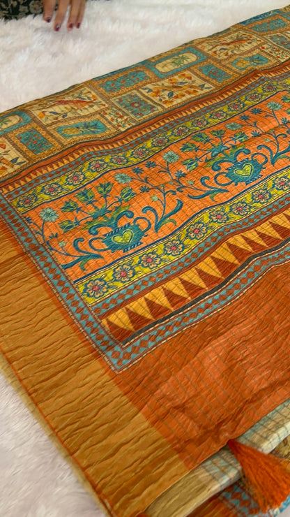 Tussar fancy