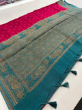 Jute Tussar Premium Contrast-J29