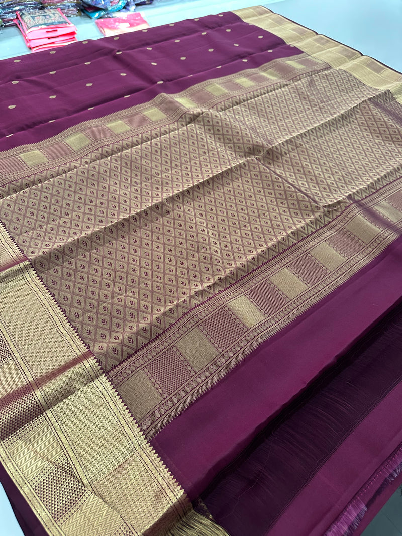 Self Kanchi Silk Sarees🌹