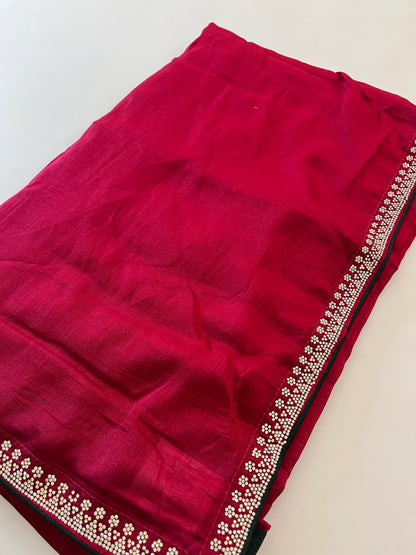 Stone work fancy saree
