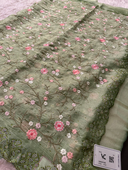 Embroidery Fancy Organza-M10